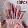 13PCS Professional Makeup Brush Set – Foundation, Concealer, Blush, Powder, Eyeshadow & Highlighter Brushes – Soft Cosmetic Beauty Tools for Face & Eye Makeup
